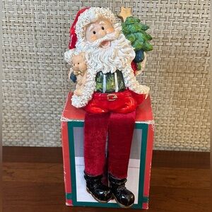 🎄VTG 2004 Ragleg Santa Figurine Christmas Collection Lincolnshire Shelf Sitter